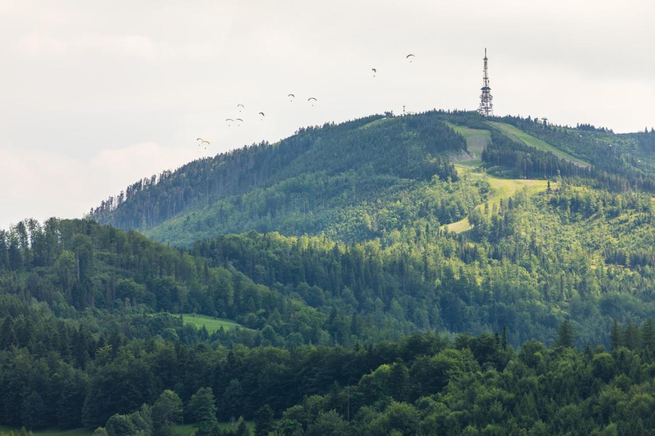 Apartament Sloneczny - Widok Na Gory I Skrzyczne ชเจอร์ค ภายนอก รูปภาพ